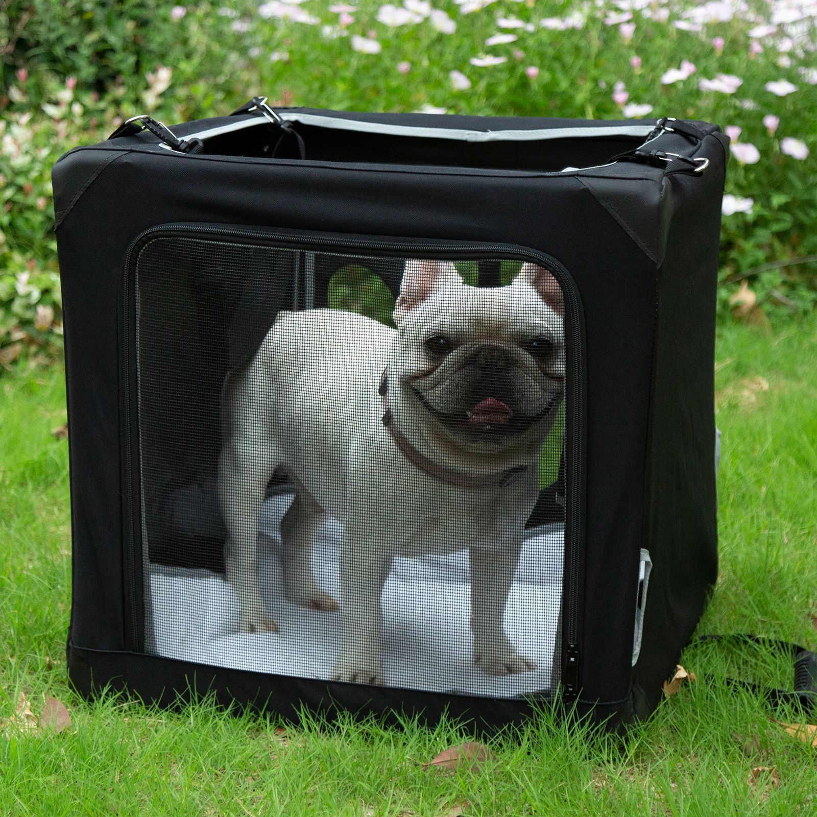 Stable Folding Portable Pet Cage For Cat Small Medium Dog Car Seat Pet Travel Carrier Box Pet Carrier