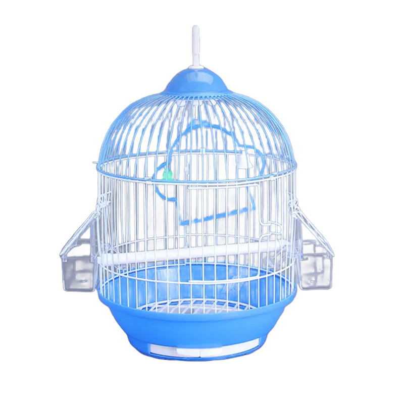 Factory Price Birds supplies hanging small sized bird cage metal Parakeet Lovebirds Canaries Birdcage