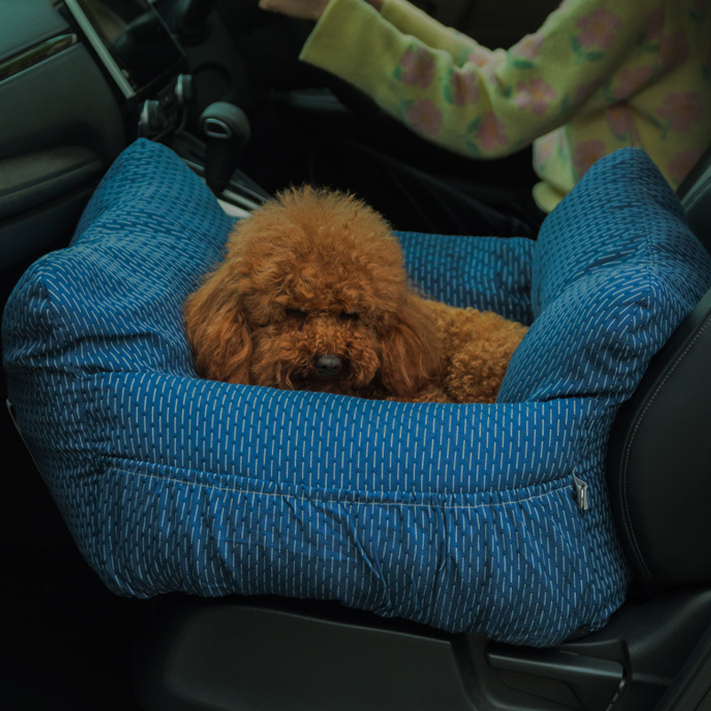 Portable car seat booster travel carrier bed small sized pets puppy dog car seat booster carseat