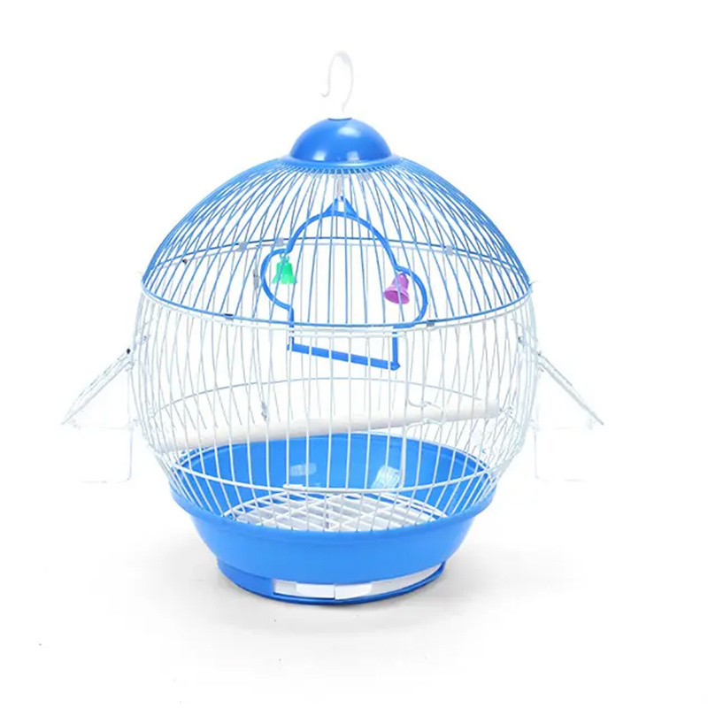 Low price Birds supplies small sized cage metal birdcage hanging Parakeet Lovebirds Canaries Bird Cage