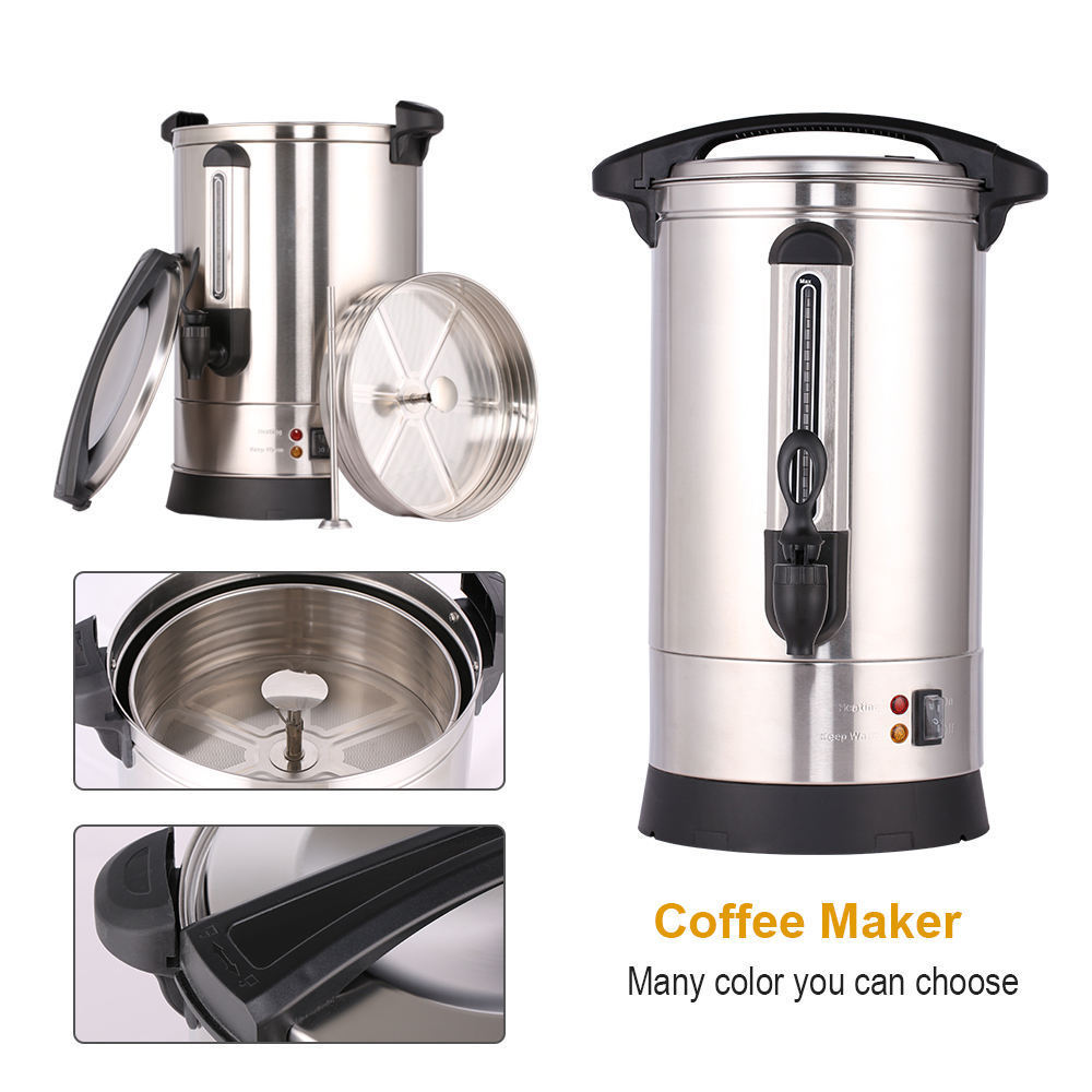 PETSPROOFING Factory Stainless Steel Coffee Percolator Commercial Urn Coffee Maker Water Boiler