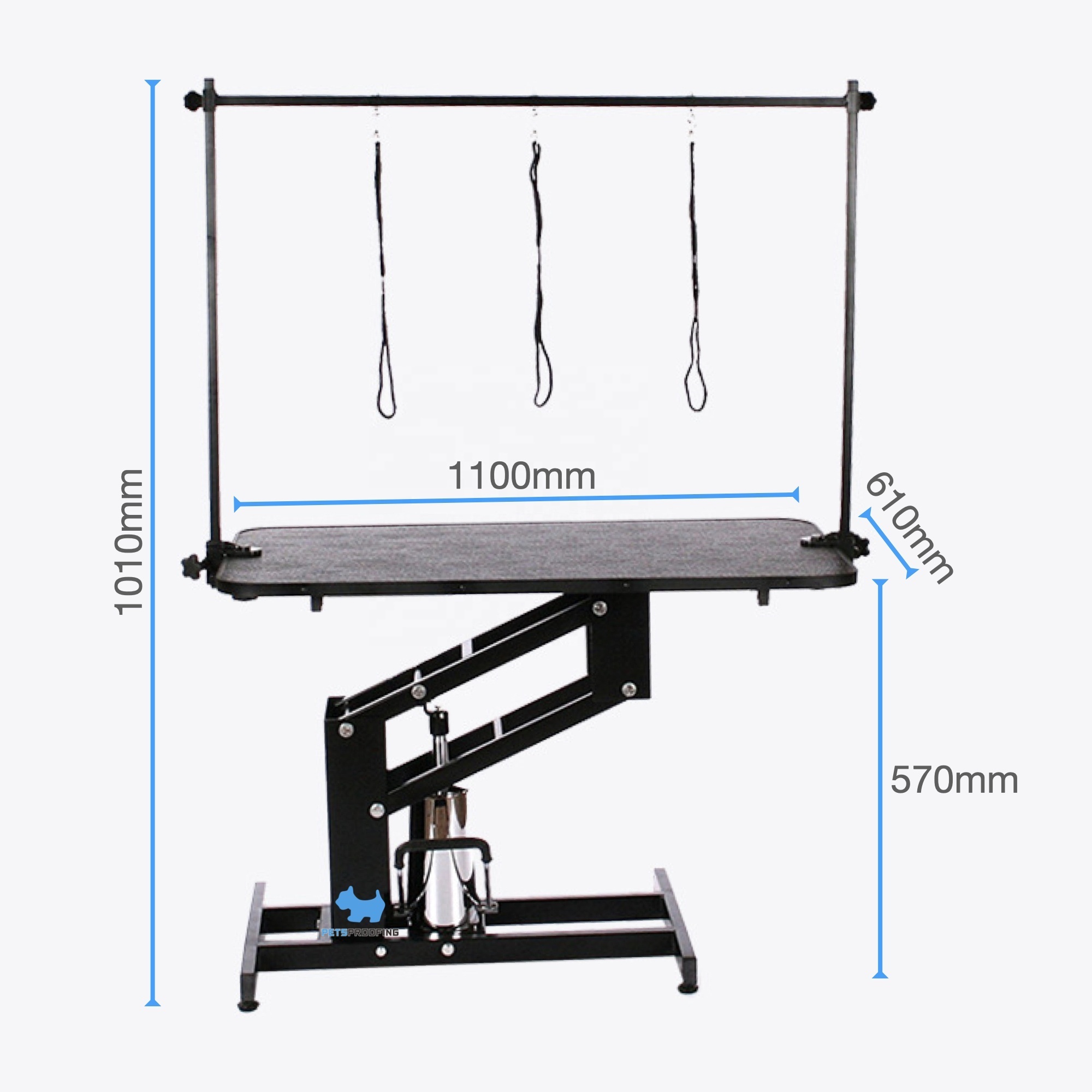 Promotion Professional Collapsible Grooming sets Stainless steel Height Adjustable Lifting Dog Pet Grooming Table for pet salon