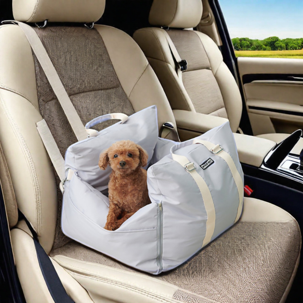 2022  Hot Selling Large Portable Anti Collapse Breathable Pet Dog Car Booster Seat dog car seat For Travel