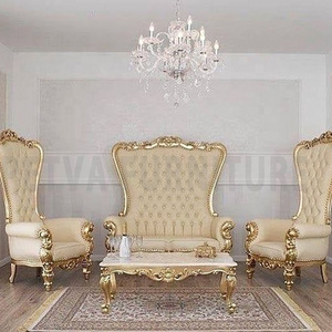 Wholesale wooden white cheap king throne chair rental chairs high back luxury for wedding used