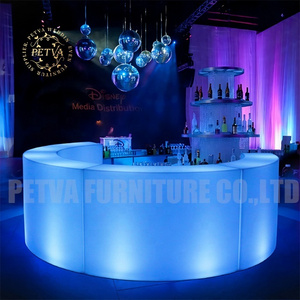 Round 3.4m diameter bar tables night club outdoor bar counter cocktail bar counter for club used