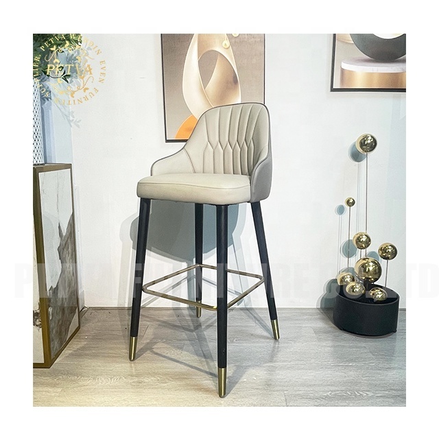 Wholesale white and gold counter bar stool and cocktail table dinning chair metal frames for hotel event used