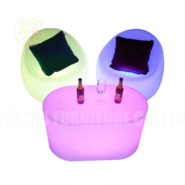 High quality cooler box with table and chair sofa for bar night club couches for bar club even used