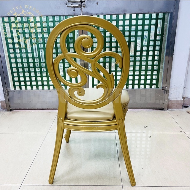 Flower plastic rattan back king louis marble dining table and chairs with arms for event