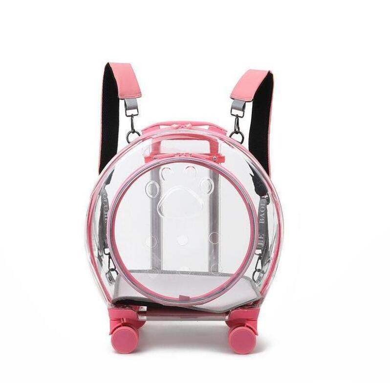 New Arrival Pet Portable Luxury Dog Trolleys Space Capsule Cat Luggage Large Capacity Backpack Cat Out