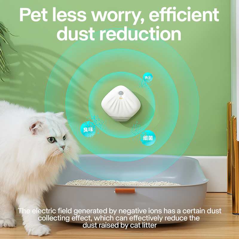 Pakeway 2023 Smart Pet Smell Deodorizer rechargeable automatic Odor Eliminator air purifier for home