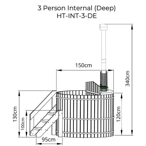 Excellent Infinity swimming pool version outdoor hot tub 304# Stainless steel inner wood hot tub