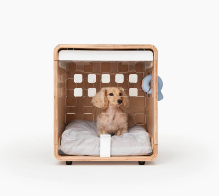 2022 Best-selling Dog Crate Sliding Barn Door Furniture Eco-friendly Sexy Carton Box Dog House Print Wooden Dog Kennel Windproof