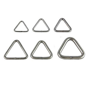 Durable Hardware Stainless Steel Metal O D Oblong Triangle Ring