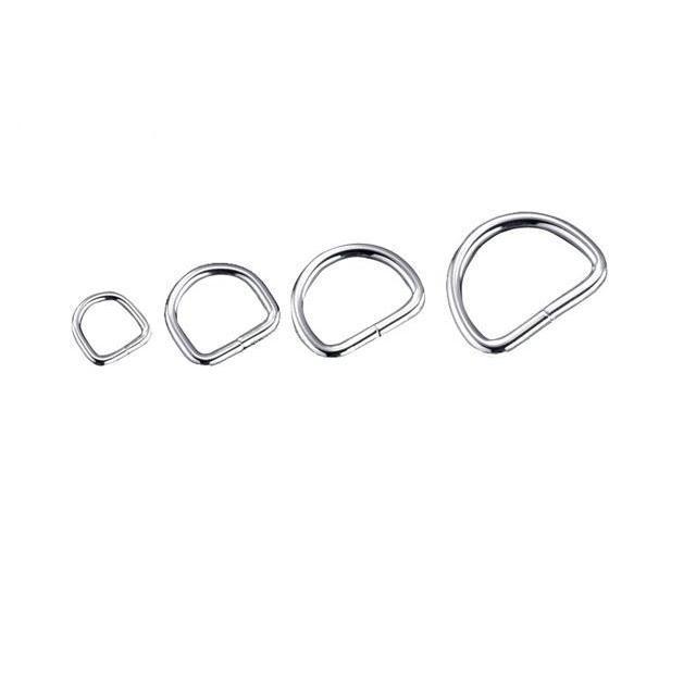 Durable Hardware Stainless Steel Metal O D Oblong Triangle Ring