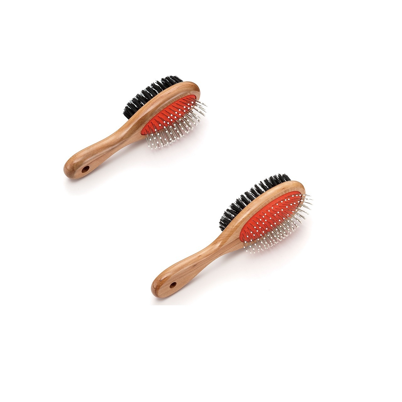 Wholesale Pet Animal Comb Grooming Tools Pin And Bristle Double Side Professional Long Hair Cat And Dog Brush