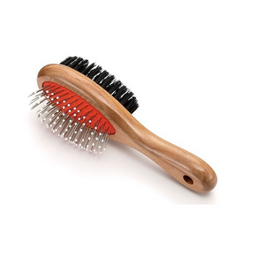 Wholesale Pet Animal Comb Grooming Tools Pin And Bristle Double Side Professional Long Hair Cat And Dog Brush