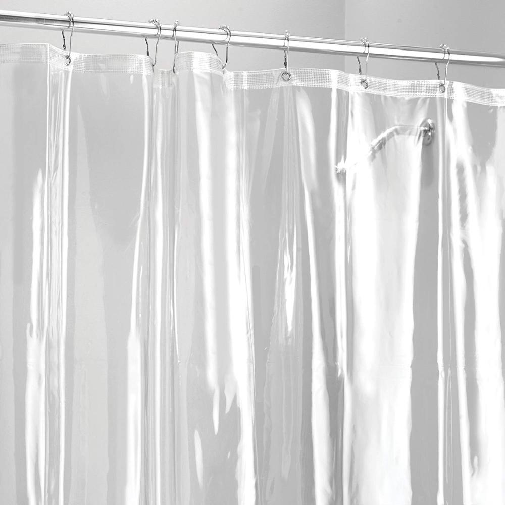 Clear white frost PEVA Waterproof Anti-bacterial shower curtain liner