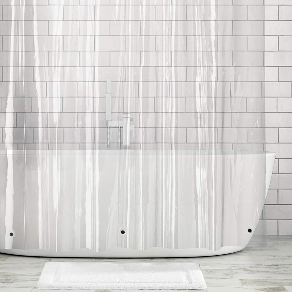 Clear white frost PEVA Waterproof Anti-bacterial shower curtain liner