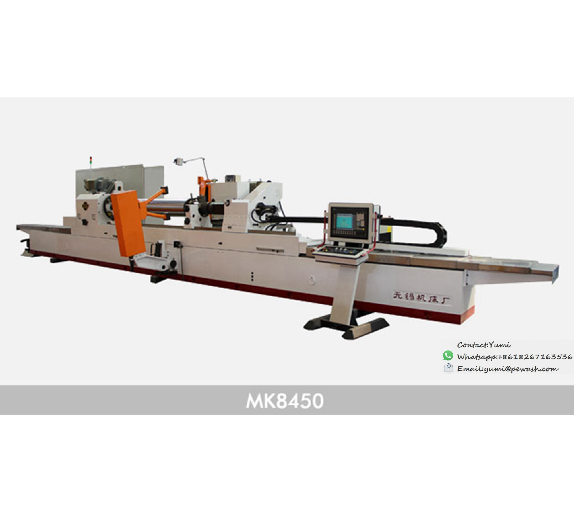 MK8480 Roll Grinder NC Auto Numerical Control Roller Processing Machine CNC Roll Grinding Machine