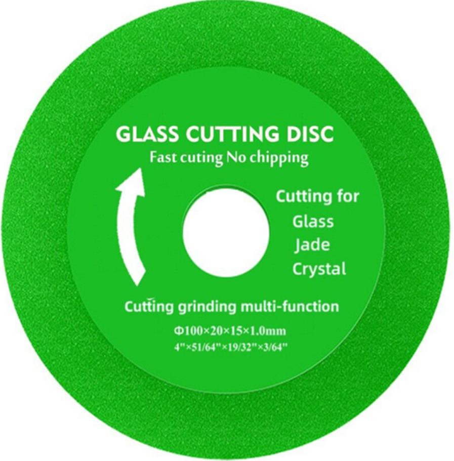 PEXCRAFT New Green Thin Saw Blade Wheel Glass Ceramic Cutting Tool 4 Inch Ultra-thin Diamond Saw Blade Wheel Glass Cutting Disc