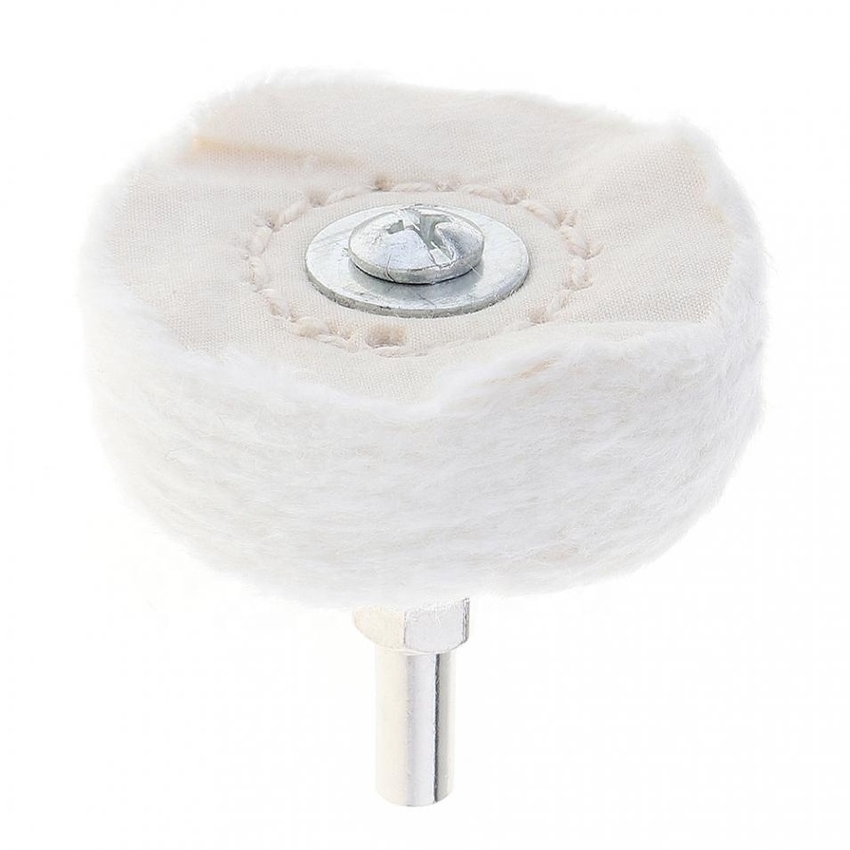 For Stainless Steel Metal Polishing Disc Hot sale 4 pcs set White Polishing Loose Sewn Cotton Buffing Wheel