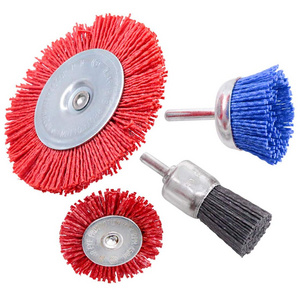 PEXCRAFT High Quality Stainless Steel Wire Strip Brush Paint Nylon Bristle Brushes Nylon Brush Filament