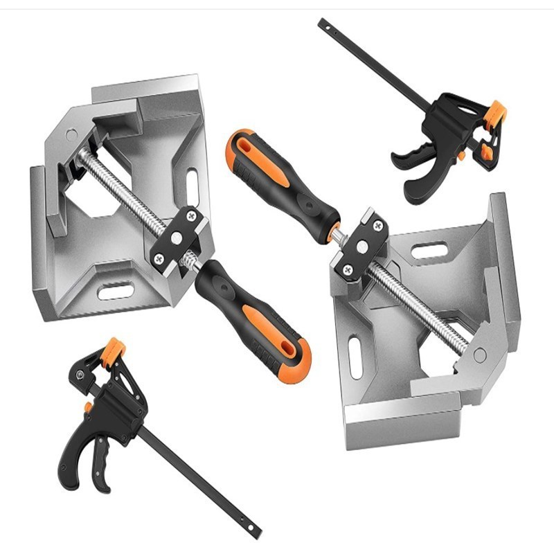 Single Handle 90 Degree Angle Clamps Aluminum Alloy Corner Clamp Heavy Duty tools woodworking