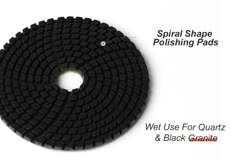 Diamond Polishing Pad Flexible Grinding Discs For Granite Quartz Artificial Stone Concrete Marble 100mm Polish Wheel