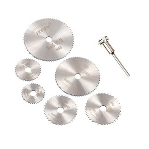 PEX 7pcs / set Mini High Speed Hacksaw Mesh Round Rotary Cutting Circular Saw Blade