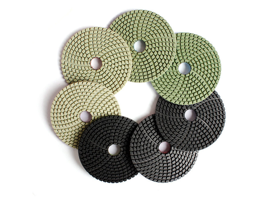 Diamond Polishing Pad Flexible Grinding Discs For Granite Quartz Artificial Stone Concrete Marble 100mm Polish Wheel