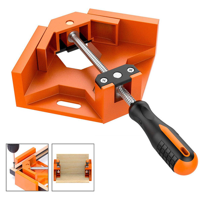 Single Handle 90 Degree Angle Clamps Aluminum Alloy Corner Clamp Heavy Duty tools woodworking