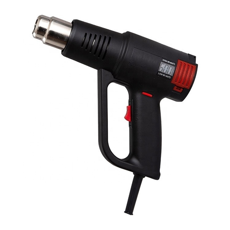 PEXCRAFT Heat Gun 2000W Variable Temperature Digital Display Hot Air Gun for Shrink Wrap