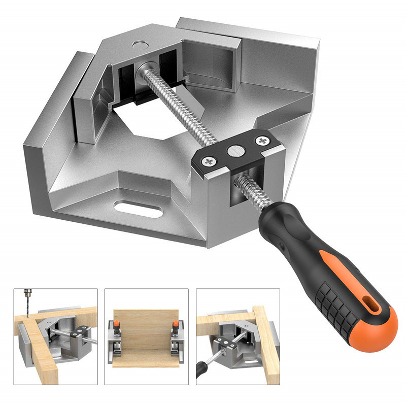 Single Handle 90 Degree Angle Clamps Aluminum Alloy Corner Clamp Heavy Duty tools woodworking