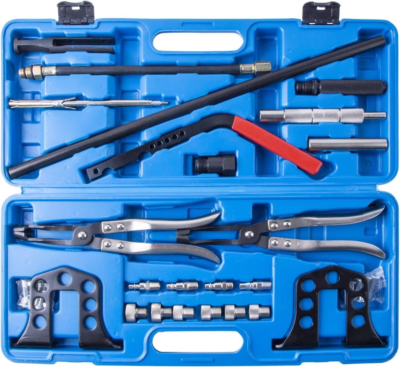 23PCS Cylinder Head Service Repair Tool Set Stem Seal OHV OHC Installer Remover Tool Set Engine Valve Spring Compressor