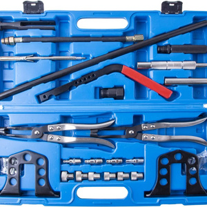 23PCS Cylinder Head Service Repair Tool Set Stem Seal OHV OHC Installer Remover Tool Set Engine Valve Spring Compressor