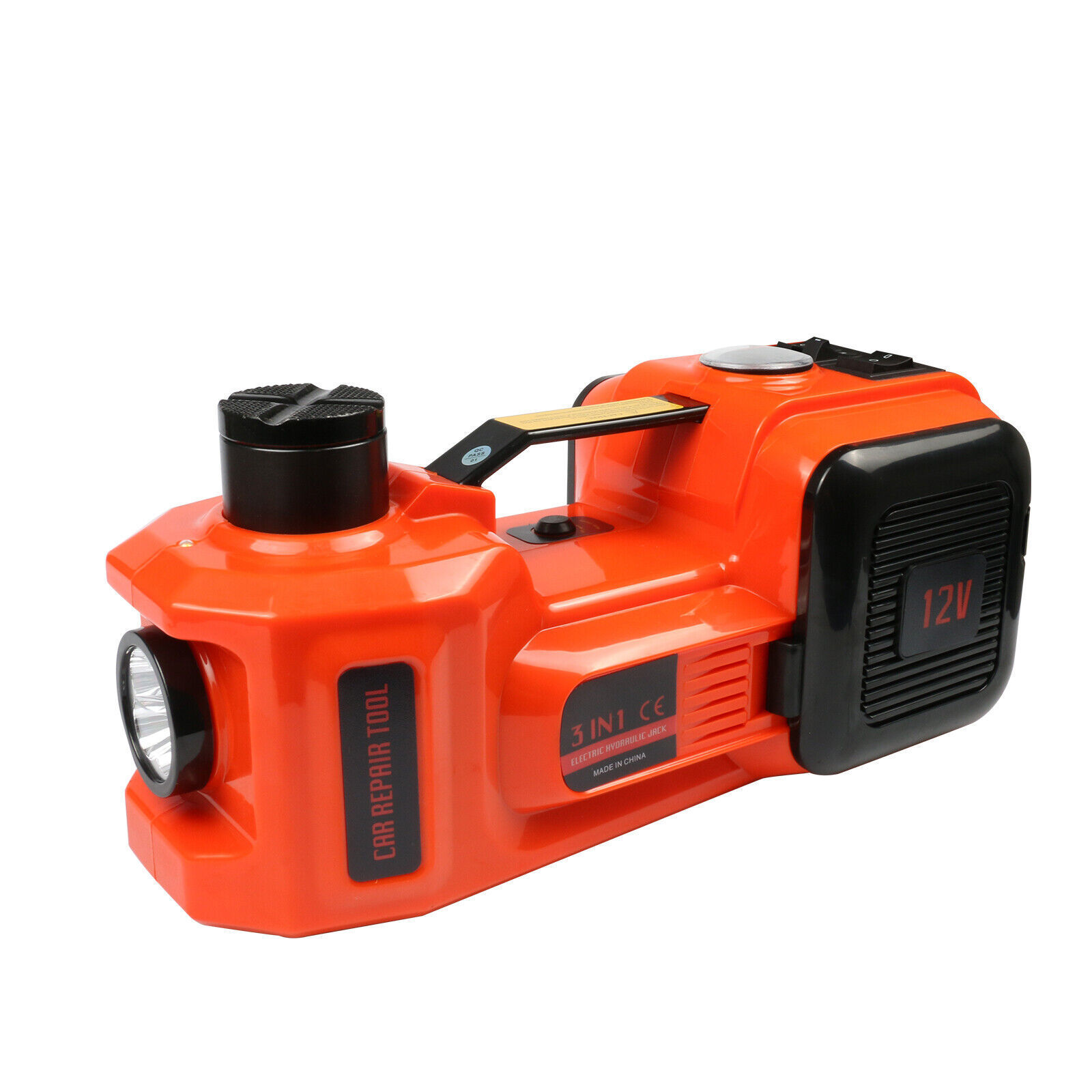 5 ton 3 in 1 Multi-function Automatic Car Jacks Tyre Inflator Power Wrenches Set 12v Electric Hydraulic Jack Car Lift Tool