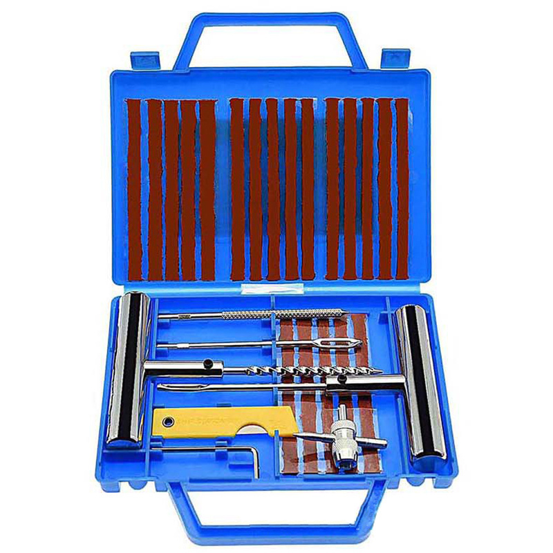 12PCS/13PCS Universal Vehicle Repair Emergency Tools Flat Tire Puncture Repair Kit Truck Tire Motorcycle Tire Repair Tools Kit