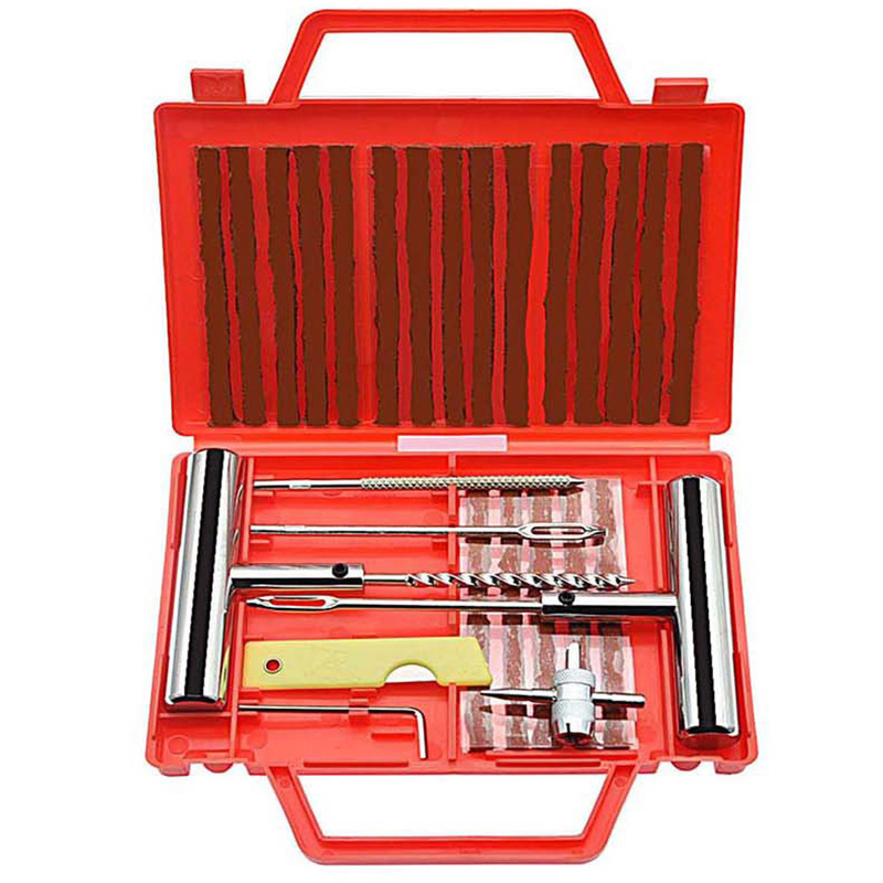 12PCS/13PCS Universal Vehicle Repair Emergency Tools Flat Tire Puncture Repair Kit Truck Tire Motorcycle Tire Repair Tools Kit