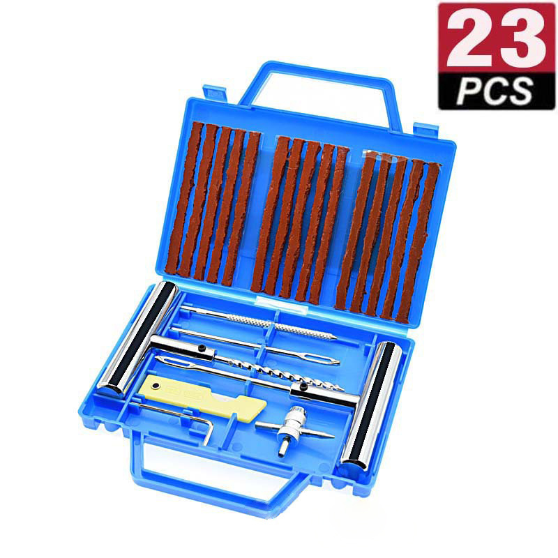 12PCS/13PCS Universal Vehicle Repair Emergency Tools Flat Tire Puncture Repair Kit Truck Tire Motorcycle Tire Repair Tools Kit