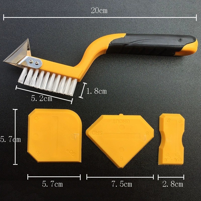 Seam Finishing Smoother Silicone Remover Glue Angle Caulk Scraper Tools Sealant Silicon Spatula Hand Tool Set