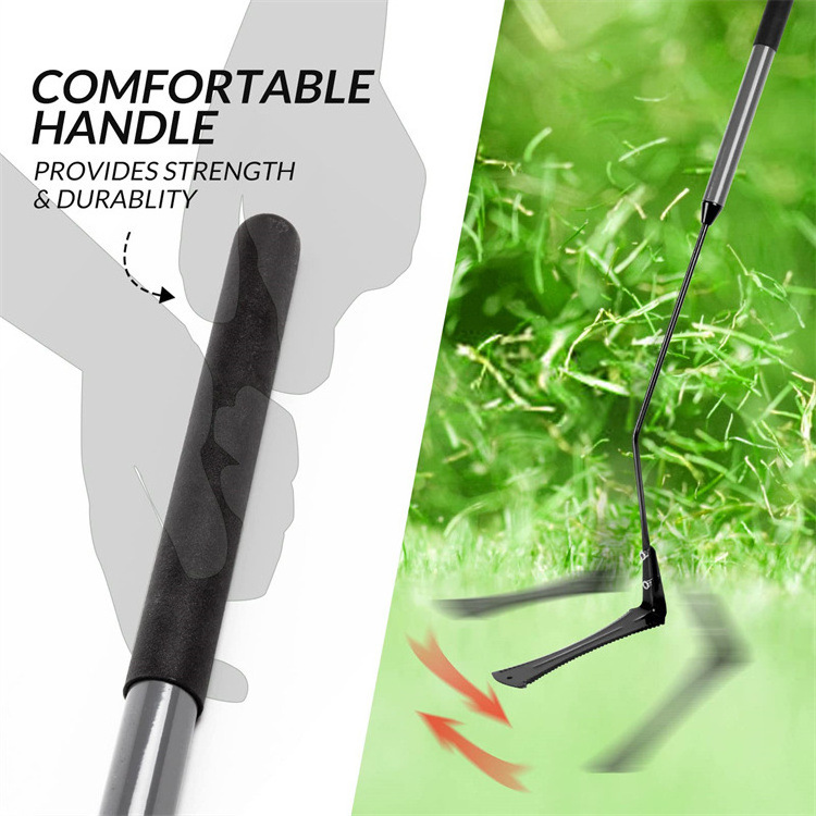 Heavy Duty hoe garden tool Stainless Steel Garden Hula Hoes Long Handle Garden Hoe Tool with Extension Bar