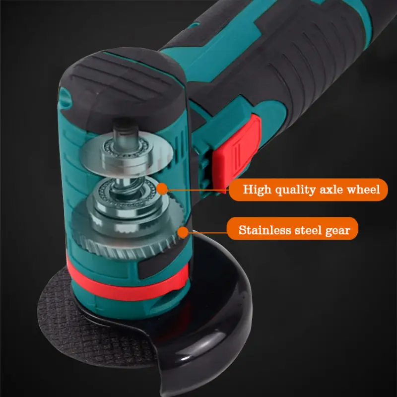 Mini Brushless Cordless Angle Grinder with Battery for DIY Cutting Electric Angle Grinder Tool