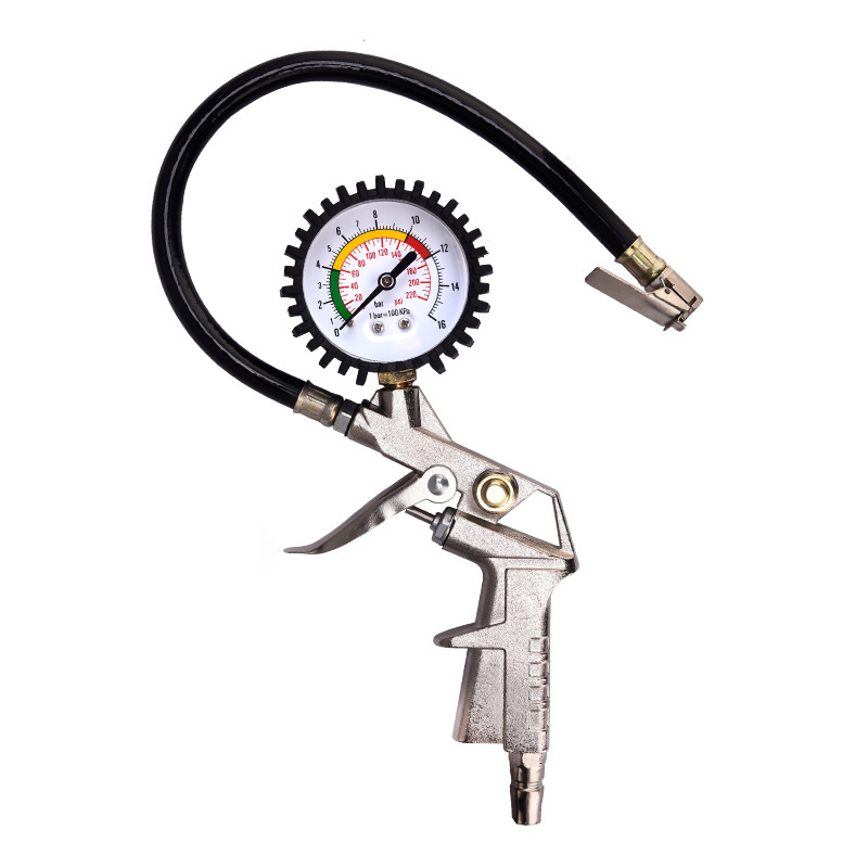 Oil-filled Shock-proof Tire Pressure Gauge Tire Pressure Gun With Digital Display Car Tire Pressure Gauge