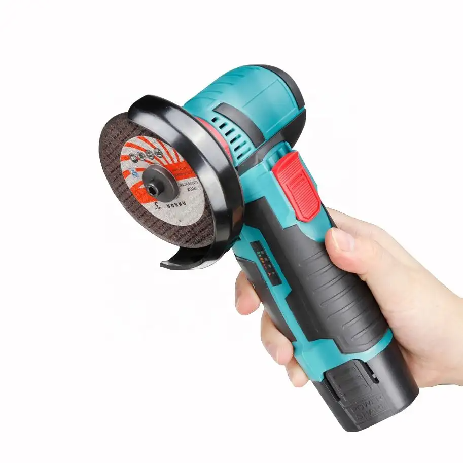 Mini Brushless Cordless Angle Grinder with Battery for DIY Cutting Electric Angle Grinder Tool