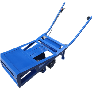 Garden Trolley Electrical Transport Cart Agricultural Steel Tricycle Heavy  250kg Things  Metal electrical wheelbarrow Blue