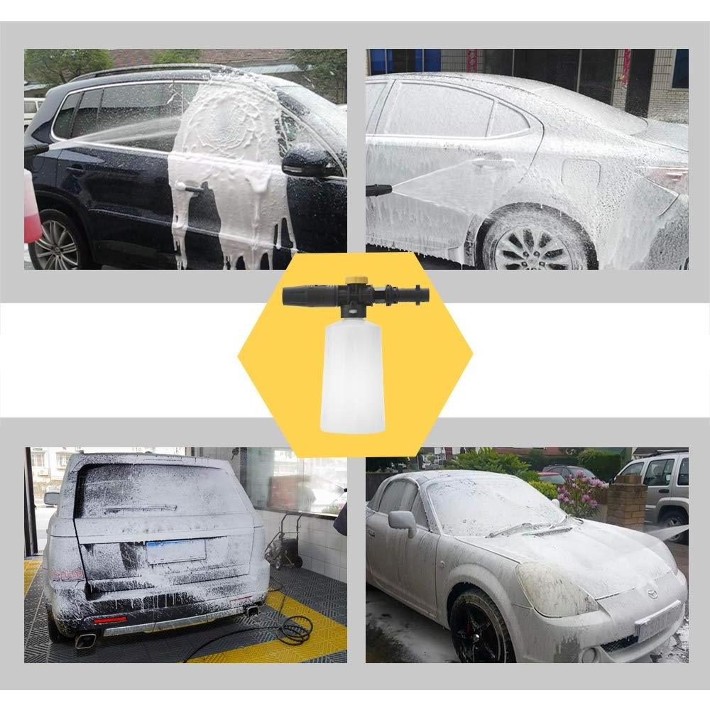 Adjustable high-quality snow foam gun kits made of plastic are compatible with pressure washers