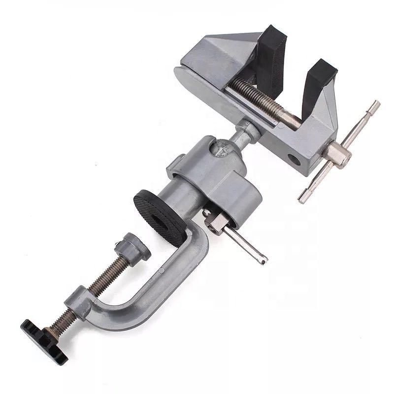 Mini Drill Rotary Tools Table Vice Holder Alloy Aluminium Bench Table Clamp Vice Clamp Universal Table Bench Vise