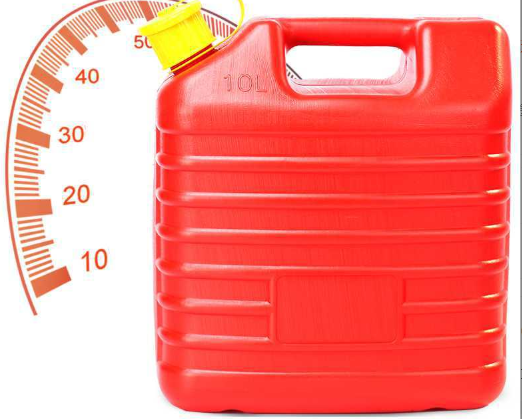 HDPE Plastic 10L Gasoline Jerry Can Portable Fuel Tank for Car Motorcycle Red Environmentally Friendly Plastic Drum 20l 10 Liter