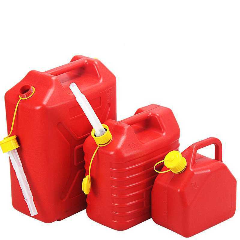 HDPE 20L Plastic Gasoline Jerry Can Portable Fuel Tank for Car Motorcycle Red Plastic Barrels Open Top 55 Gallon for Shipping