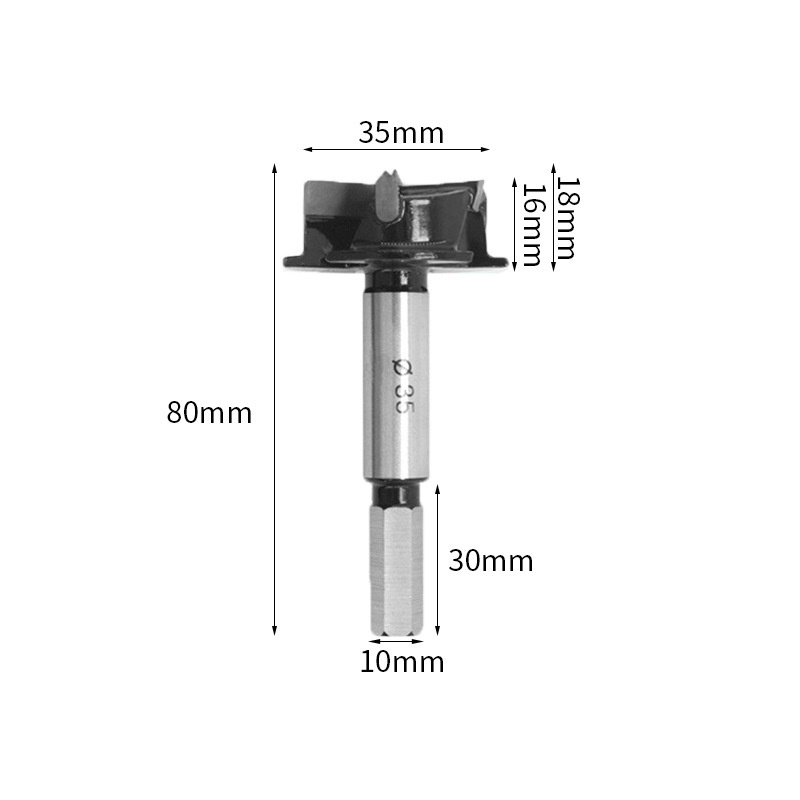 Positioning Woodworking Hole Opener 35 mm Forstner Drill Bits Set Carbide Adjustable Hinge Boring Bits